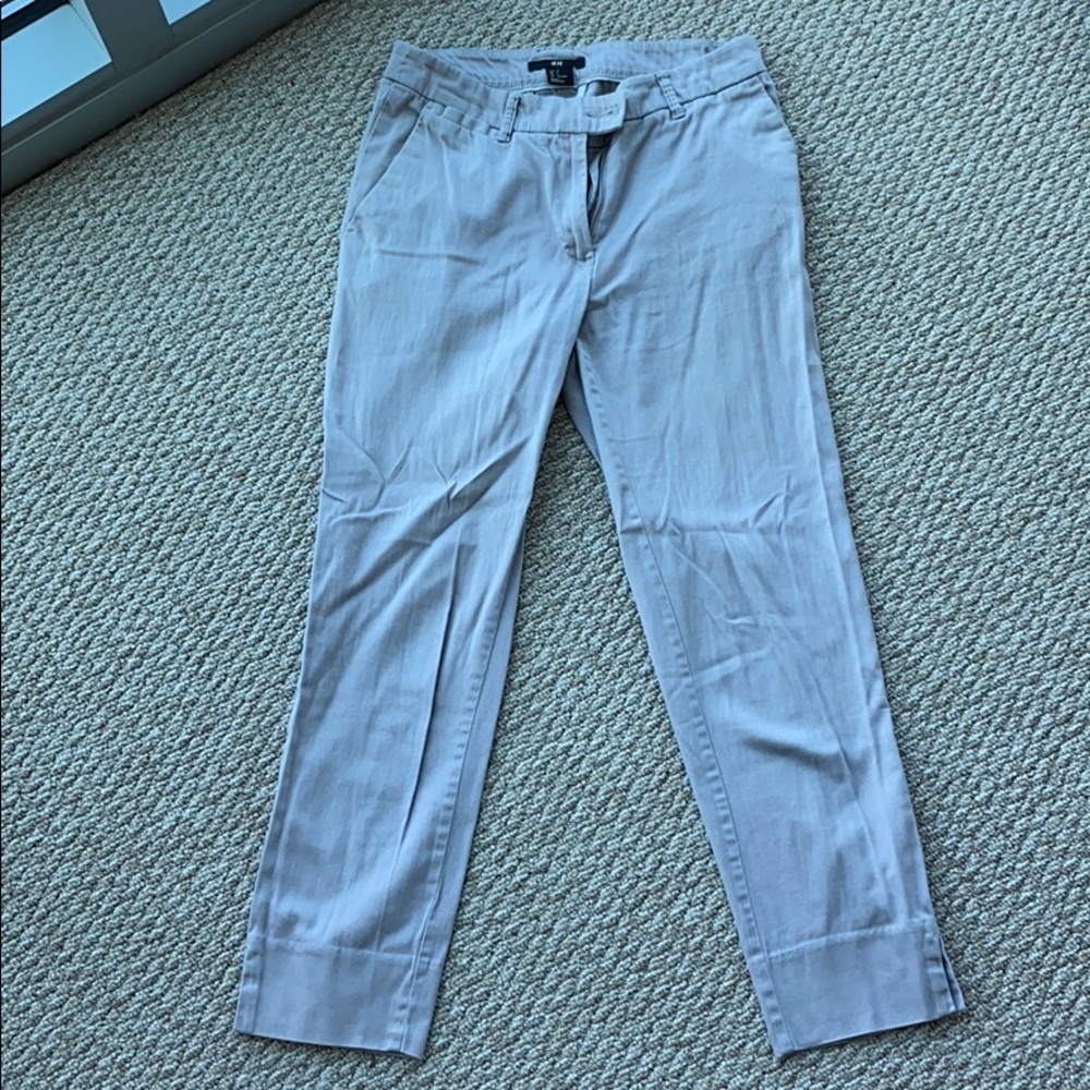 H&M Beige slacks.